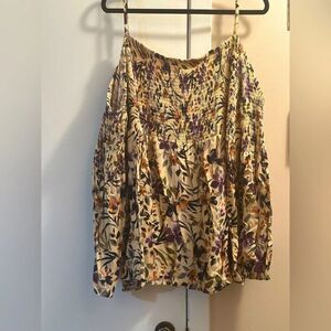 Torrid cold shoulder belle sleeve top